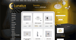 Desktop Screenshot of oswietlenie-lunalux.pl