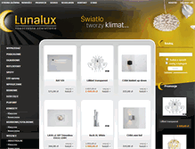 Tablet Screenshot of oswietlenie-lunalux.pl